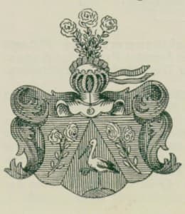 Skizze des Allius'schen Wappen